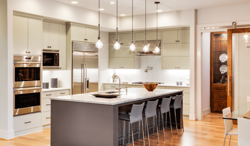 Modern residential interior designed by Ambikraft Interiors